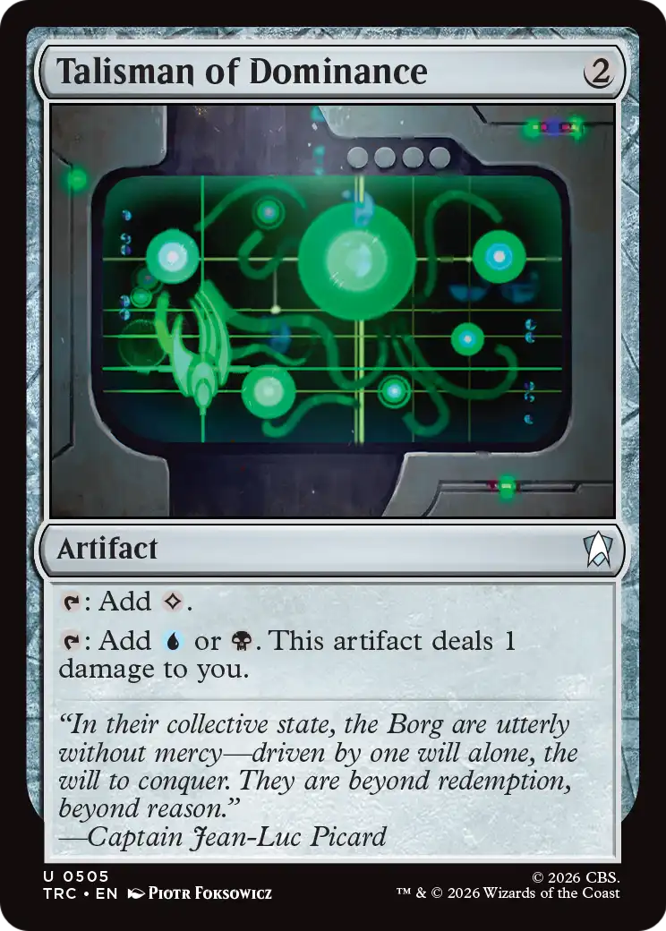 Talisman of Dominance (Surge Foil) [Star Trek Commander] | Clutch Gaming