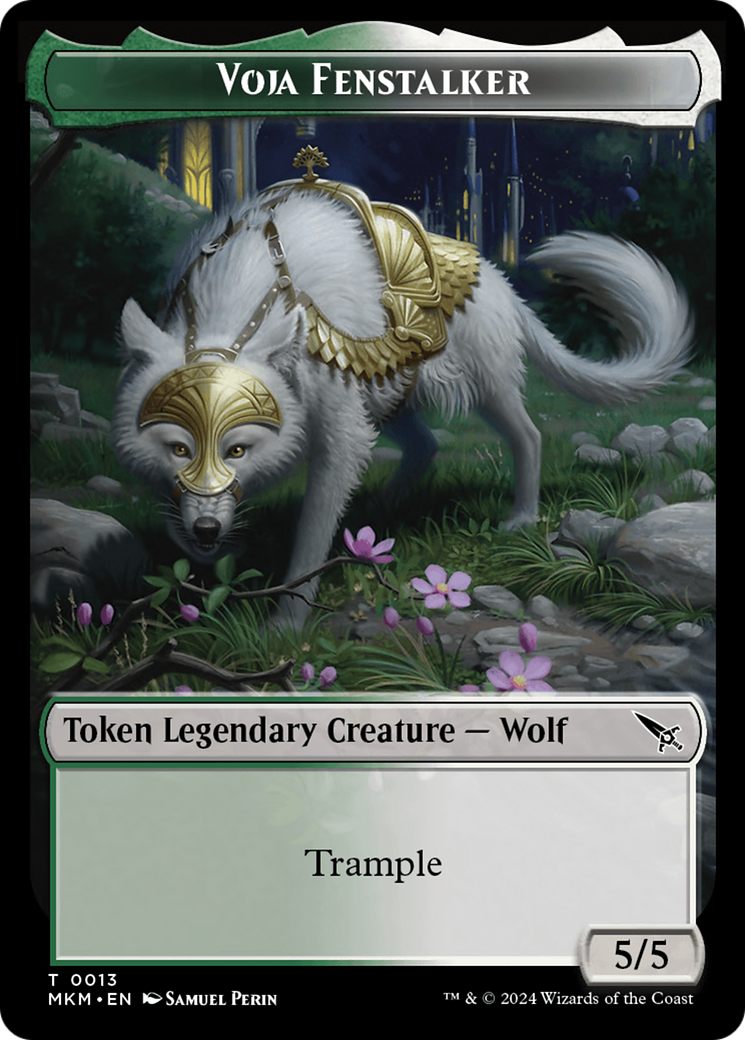 Voja Fenstalker Token [Murders at Karlov Manor Tokens] | Clutch Gaming