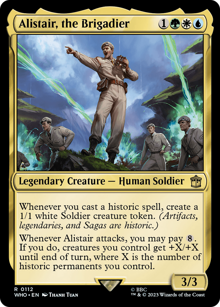 Alistair, the Brigadier [Doctor Who] | Clutch Gaming