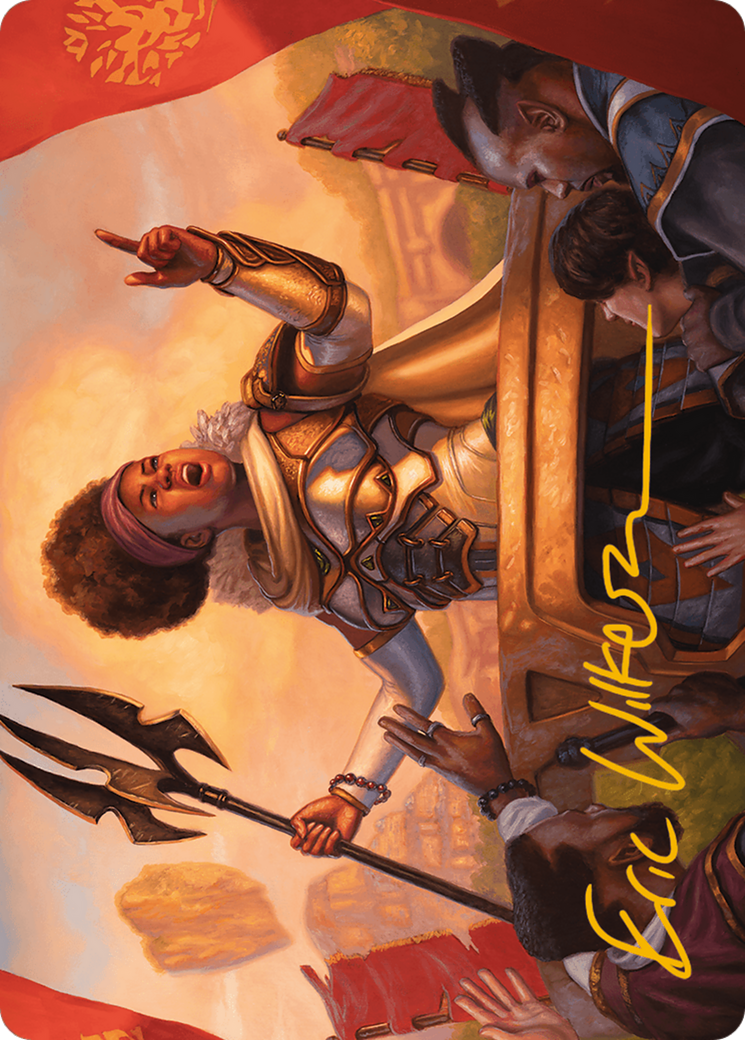 Recruiter of the Guard Art Card (Gold-Stamped Signature) [Modern Horizons 3 Art Series] | Clutch Gaming
