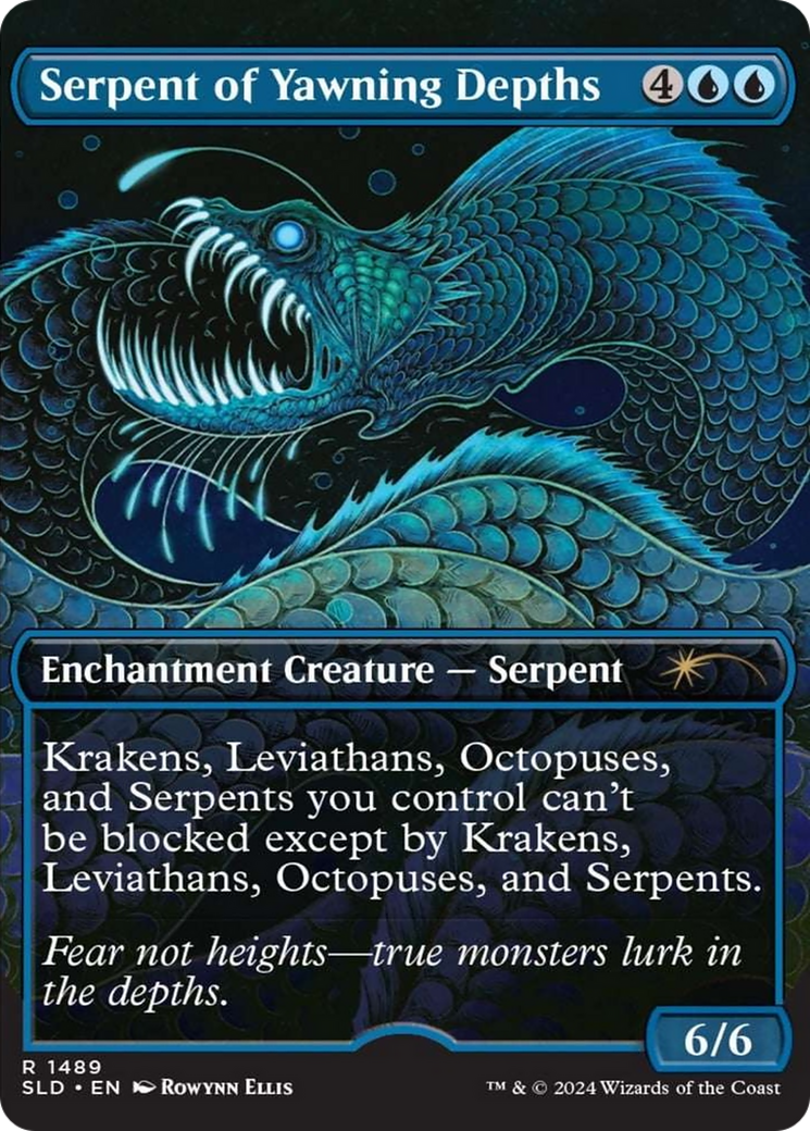 Serpent of Yawning Depths (Rainbow Foil) [Secret Lair Drop Series] | Clutch Gaming