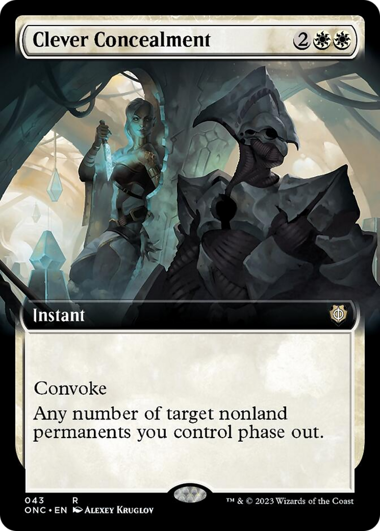 Clever Concealment (Extended Art) [Phyrexia: All Will Be One Commander] | Clutch Gaming