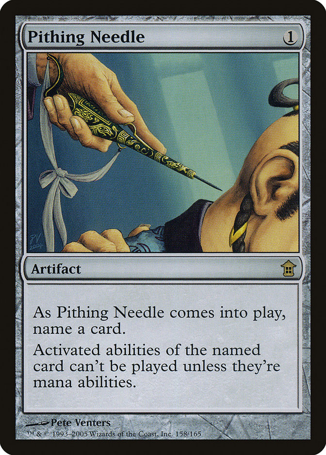 Pithing Needle [Saviors of Kamigawa] | Clutch Gaming