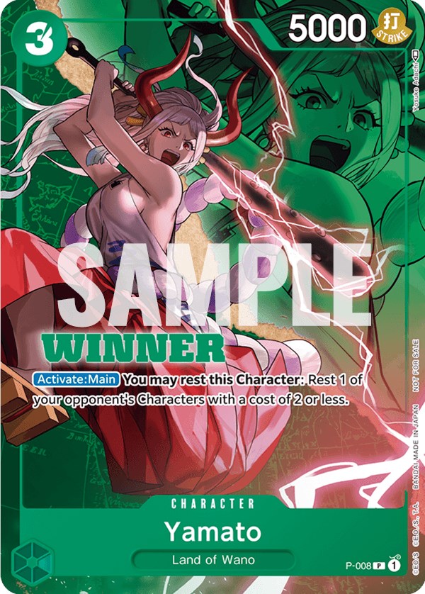 Yamato (P-008) (Winner Pack Vol. 1) [One Piece Promotion Cards] | Clutch Gaming