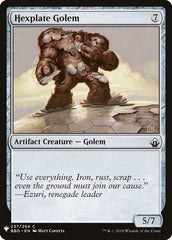 Hexplate Golem [Mystery Booster] | Clutch Gaming