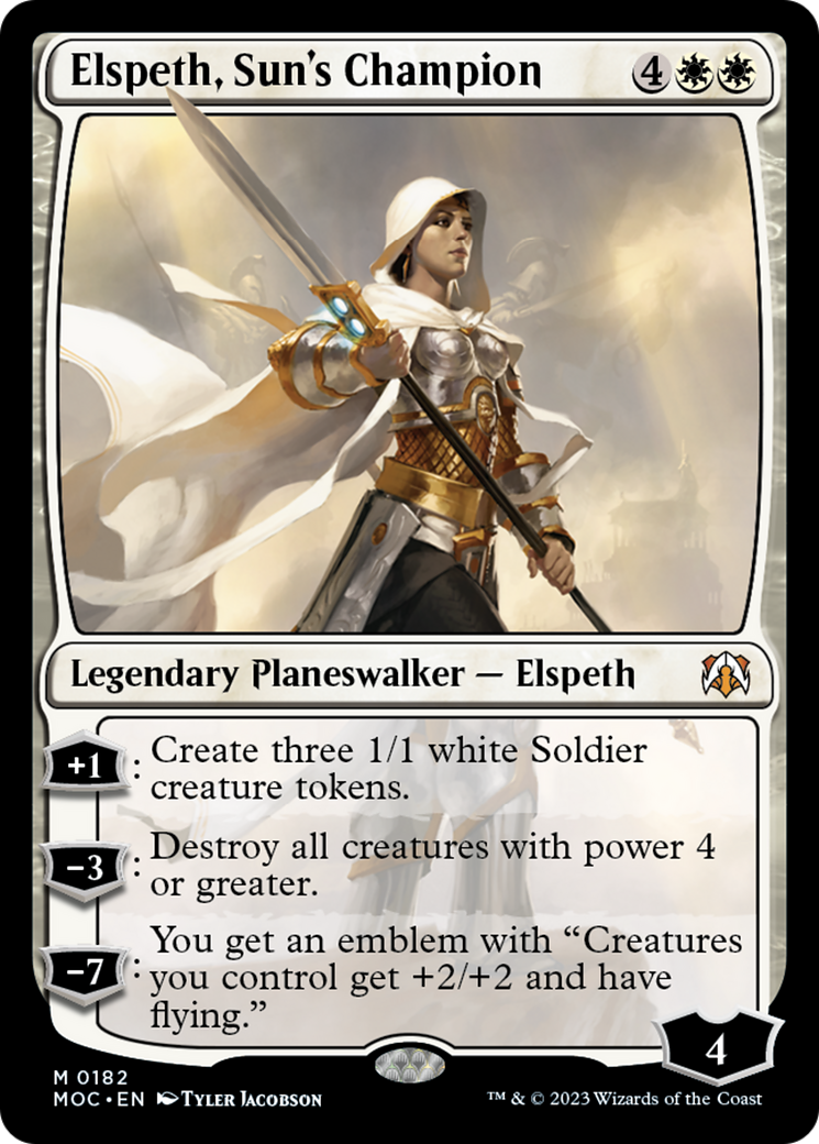 Elspeth, Sun's Champion [March of the Machine Commander] | Clutch Gaming