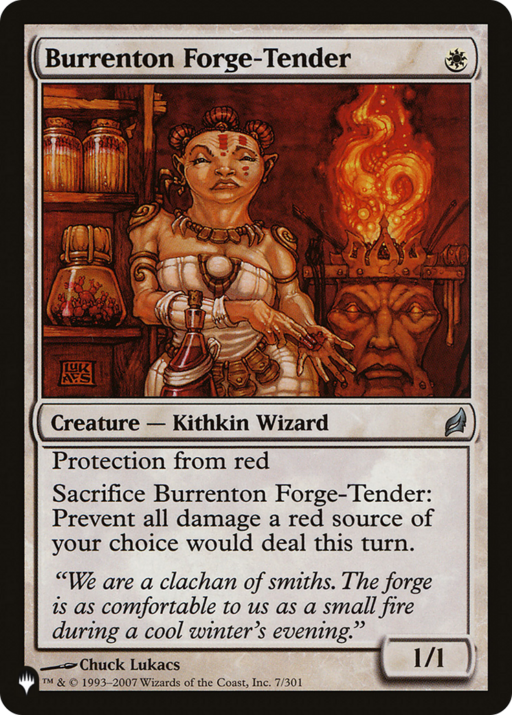 Burrenton Forge-Tender [The List Reprints] | Clutch Gaming