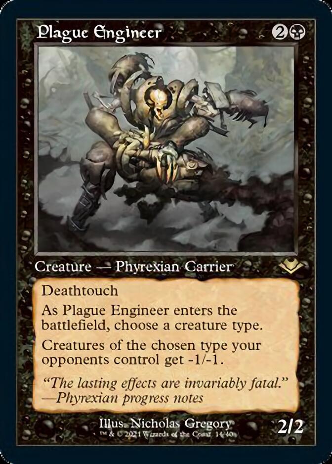 Plague Engineer (Retro Foil Etched) [Modern Horizons] | Clutch Gaming