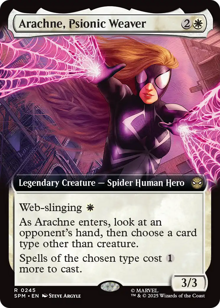 Arachne, Psionic Weaver (Extended Art) [Marvel's Spider-Man] | Clutch Gaming
