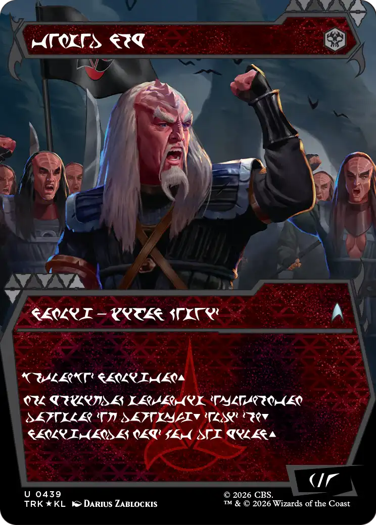 Storied Veteran (Showcase) (Klingon) [Star Trek] | Clutch Gaming