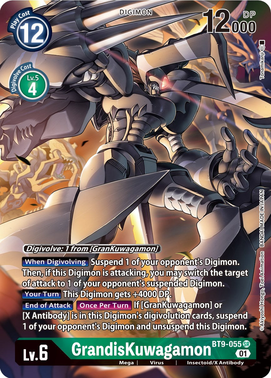 GrandisKuwagamon [BT9-055] (Alternate Art) [X Record] | Clutch Gaming