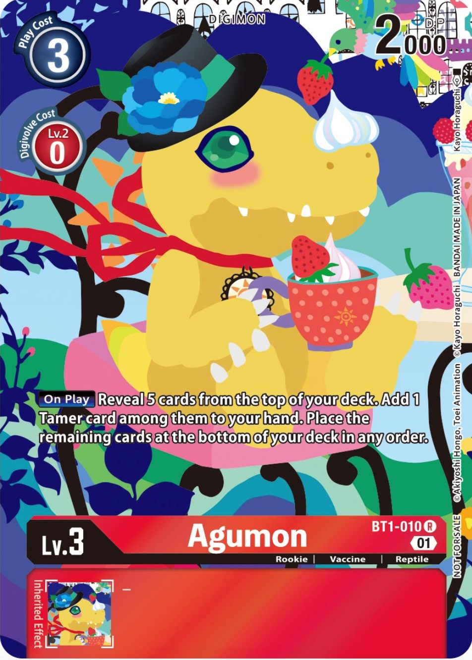 Agumon [BT1-010] (Tamer's Card Set 2 Floral Fun) [Release Special Booster Promos] | Clutch Gaming