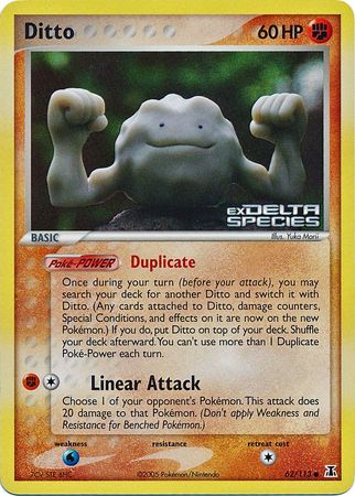 Ditto (62/113) (Stamped) [EX: Delta Species] | Clutch Gaming