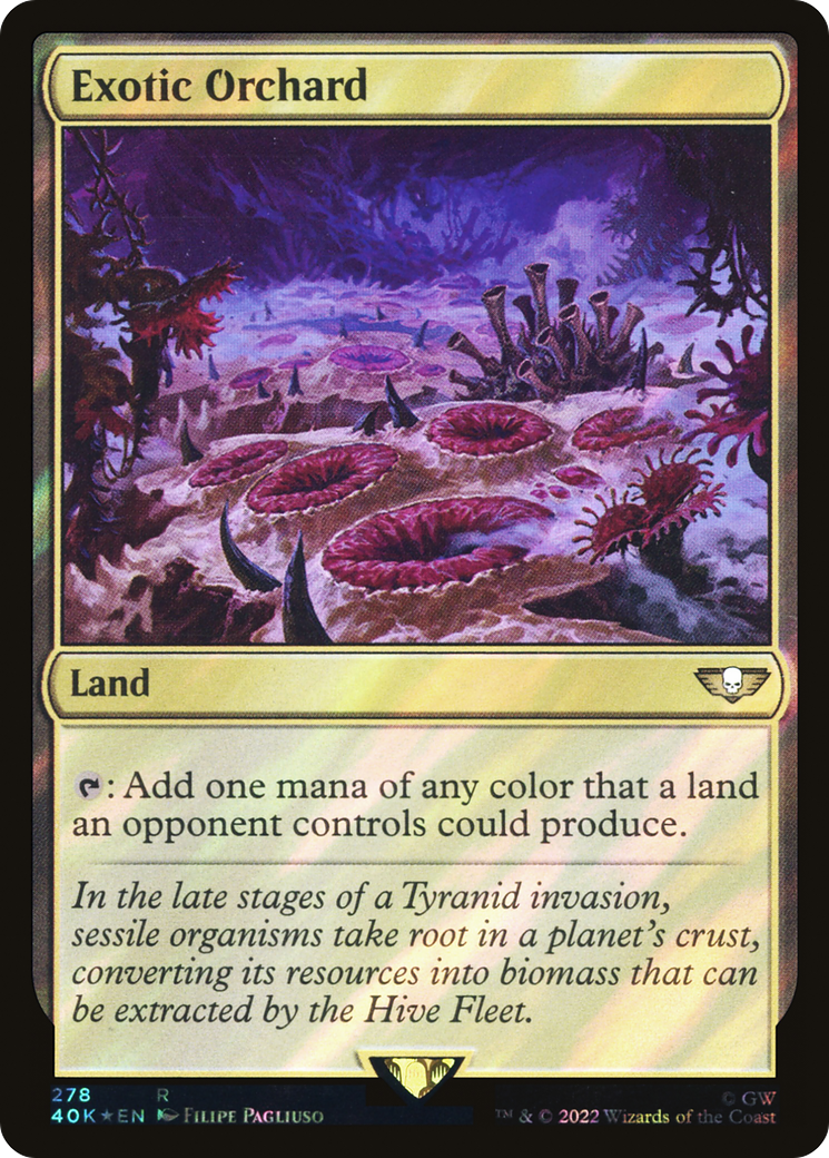 Exotic Orchard (Surge Foil) [Marvel Super Heroes Commander] | Clutch Gaming