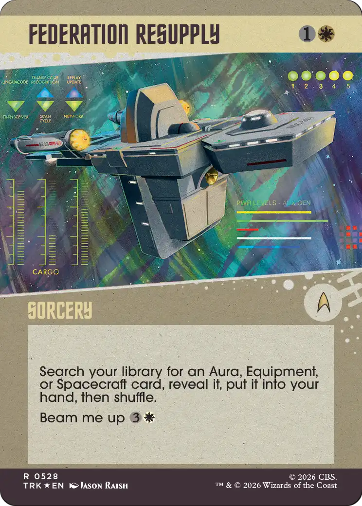 Federation Resupply (Showcase) (Surge Foil) [Star Trek] | Clutch Gaming