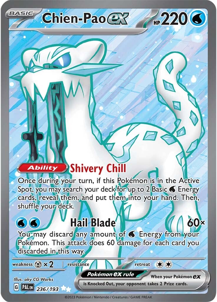 Chien-Pao ex (236/193) [Scarlet & Violet: Paldea Evolved] | Clutch Gaming