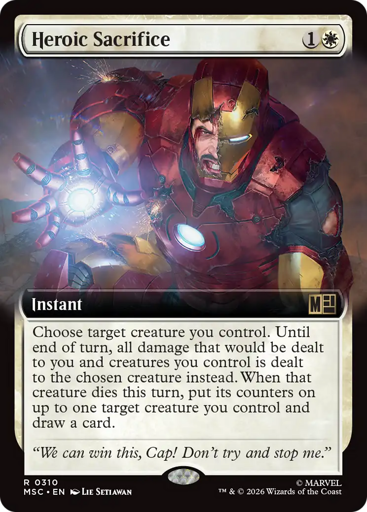 Heroic Sacrifice (Extended Art) [Marvel Super Heroes Commander] | Clutch Gaming