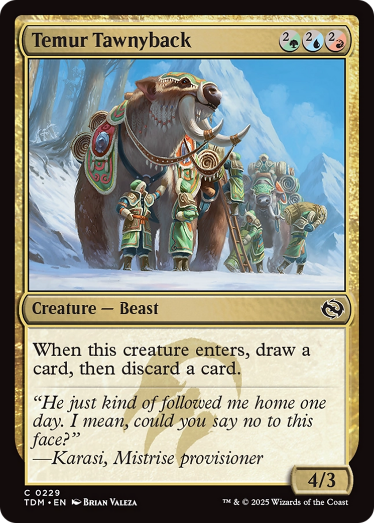 Temur Tawnyback [Tarkir: Dragonstorm] | Clutch Gaming