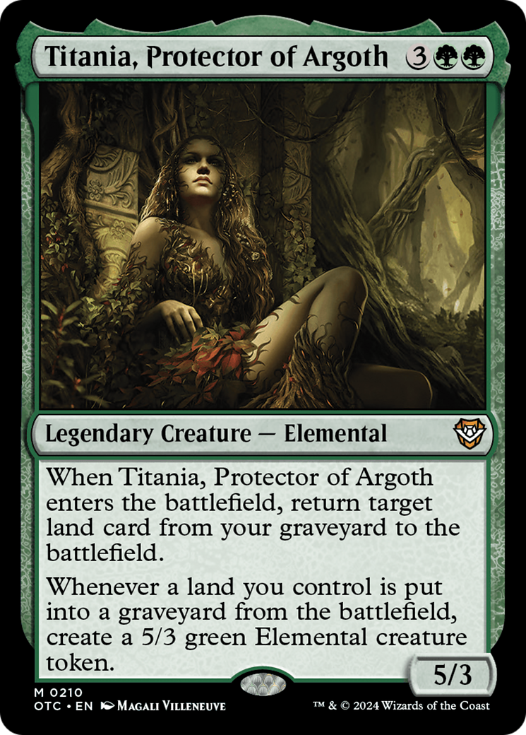 Titania, Protector of Argoth [Outlaws of Thunder Junction Commander] | Clutch Gaming