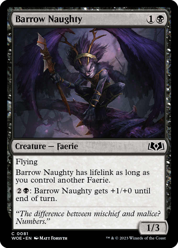 Barrow Naughty [Wilds of Eldraine] | Clutch Gaming