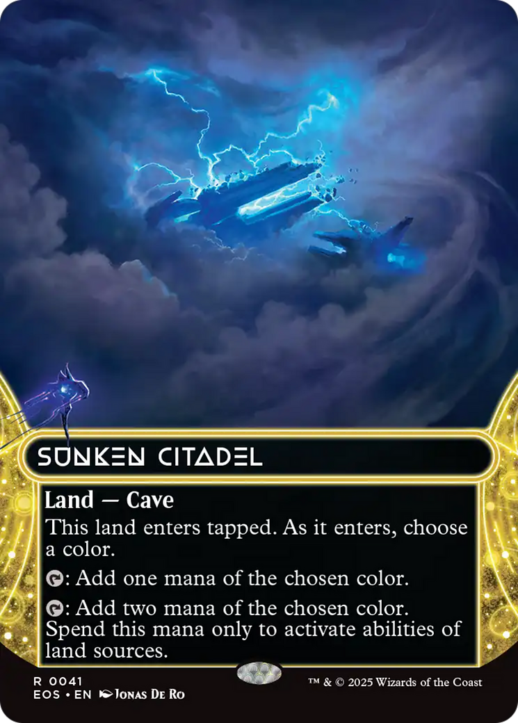 Sunken Citadel (0041) (Borderless) [Edge of Eternities: Stellar Sights] | Clutch Gaming
