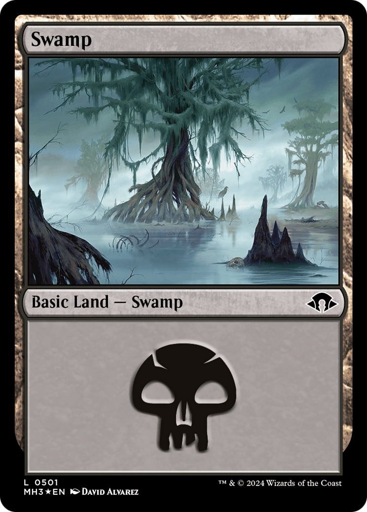 Swamp (0501) (Ripple Foil) [Modern Horizons 3] | Clutch Gaming