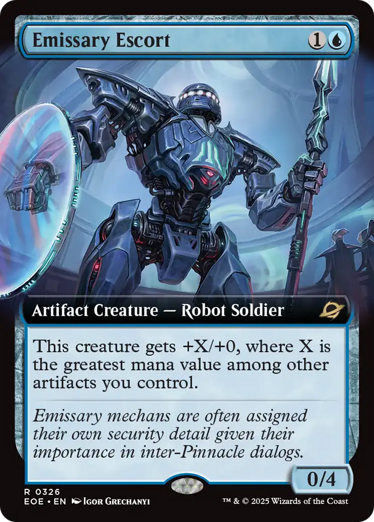 Emissary Escort (Extended Art) [Edge of Eternities] | Clutch Gaming