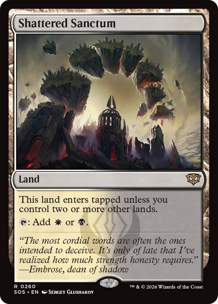 Shattered Sanctum [Secrets of Strixhaven] | Clutch Gaming