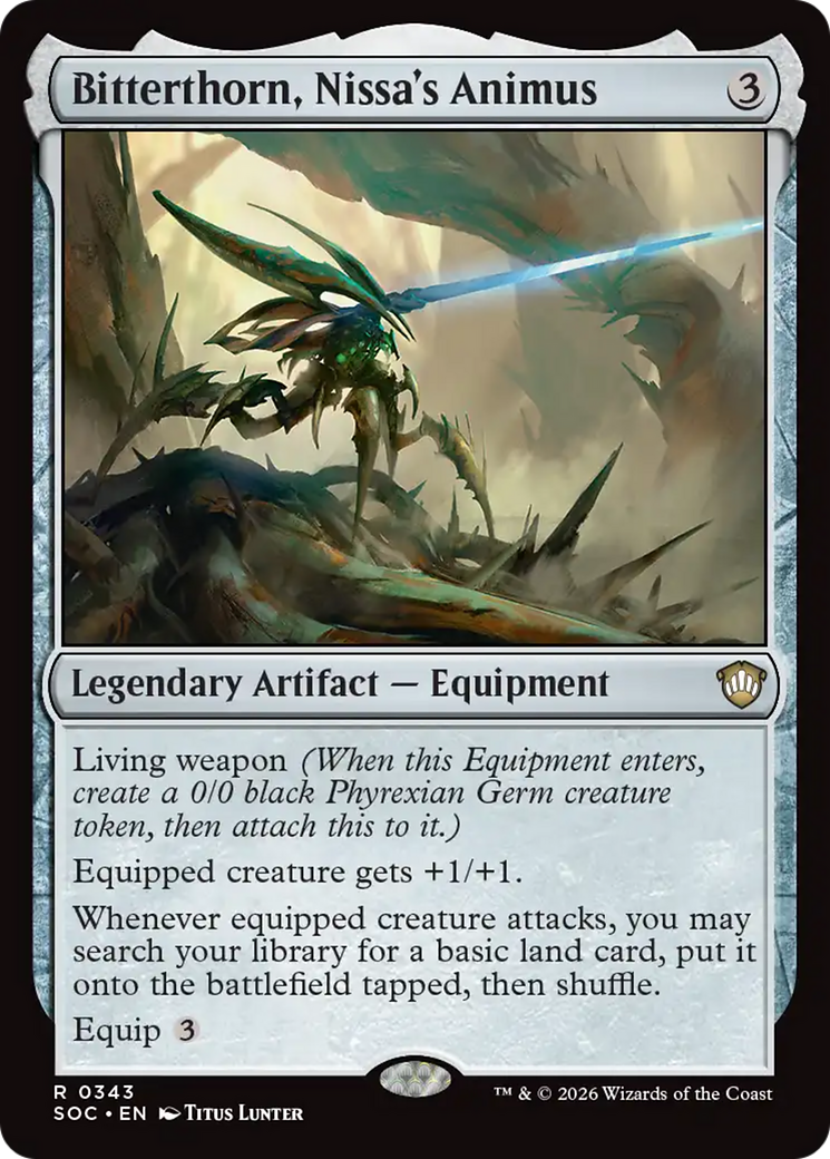 Bitterthorn, Nissa's Animus [Secrets of Strixhaven Commander] | Clutch Gaming