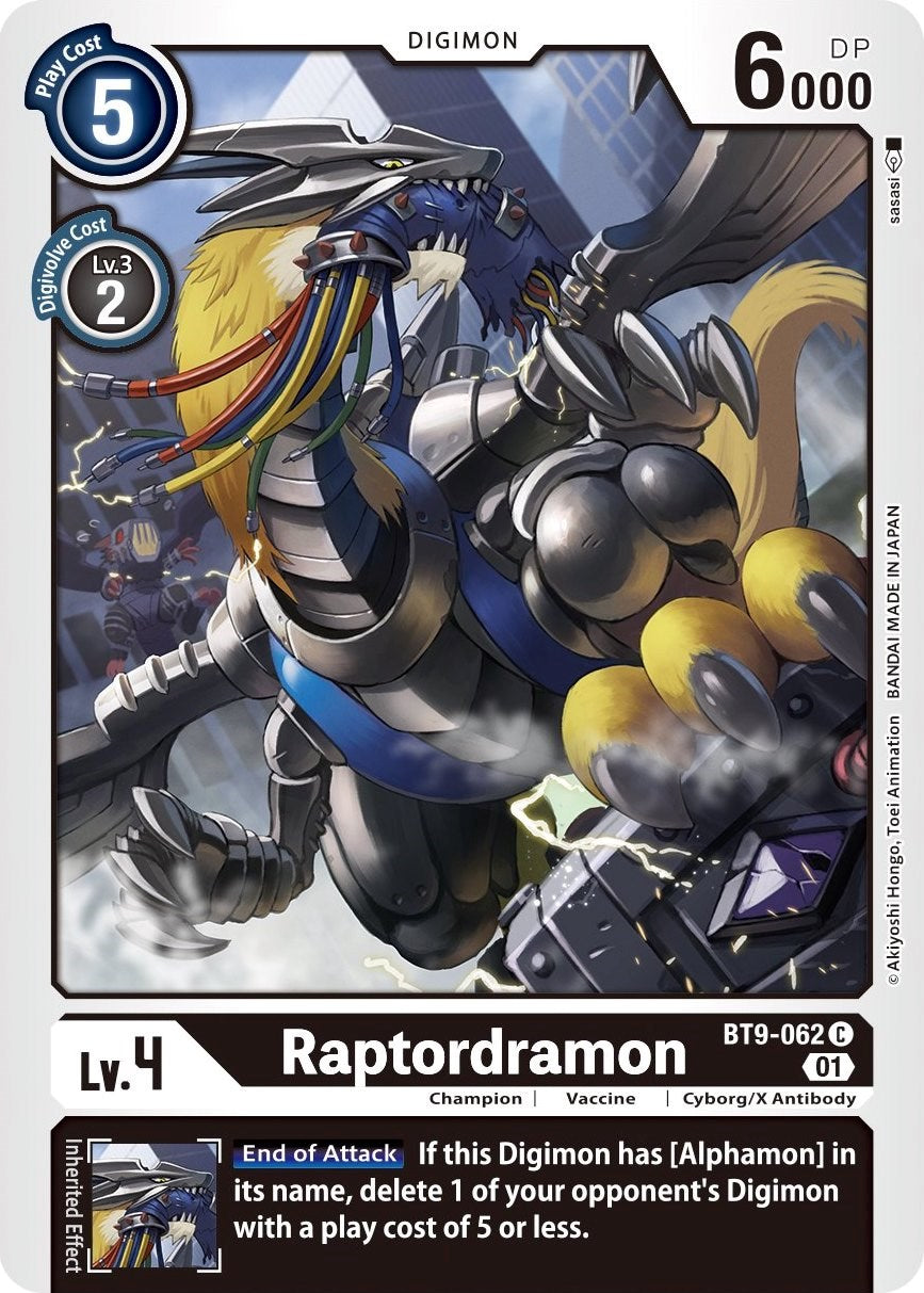 Raptordramon [BT9-062] [X Record] | Clutch Gaming