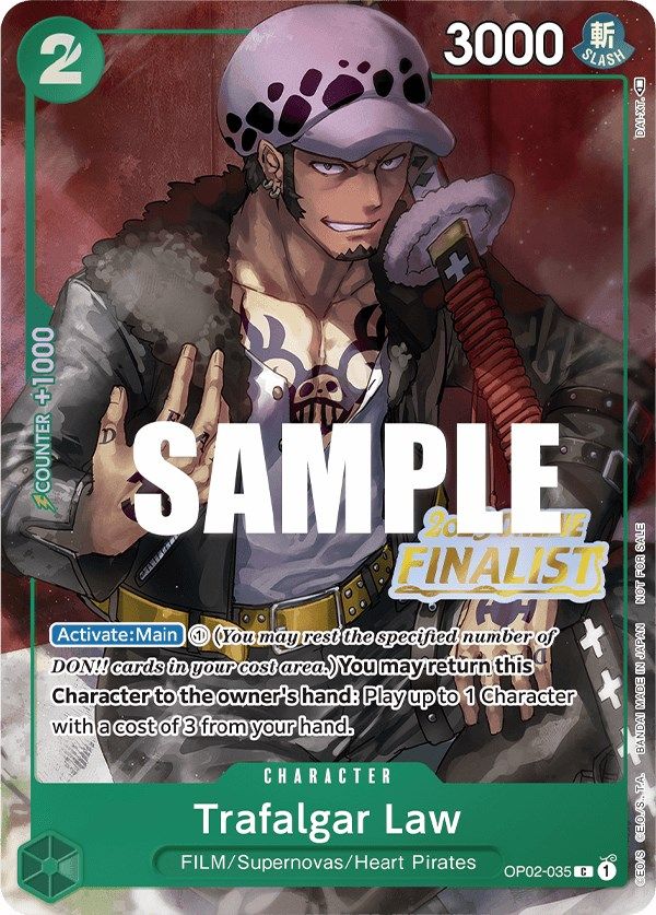 Trafalgar Law (Online Regional 2023) [Finalist] [One Piece Promotion Cards] | Clutch Gaming