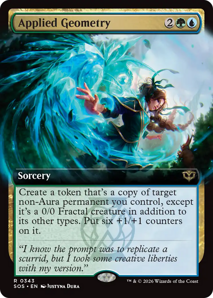 Applied Geometry (Extended Art) [Secrets of Strixhaven] | Clutch Gaming