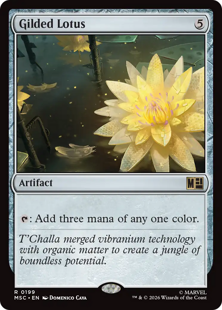 Gilded Lotus (Surge Foil) [Marvel Super Heroes Commander] | Clutch Gaming