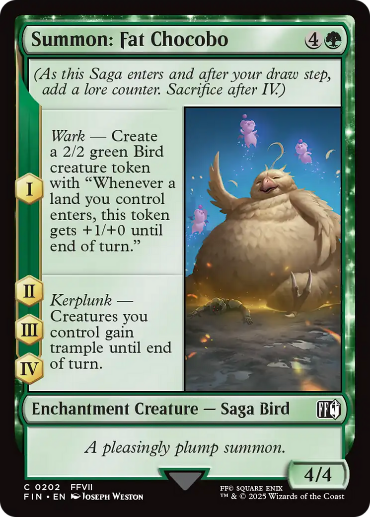 Summon: Fat Chocobo [FINAL FANTASY] | Clutch Gaming