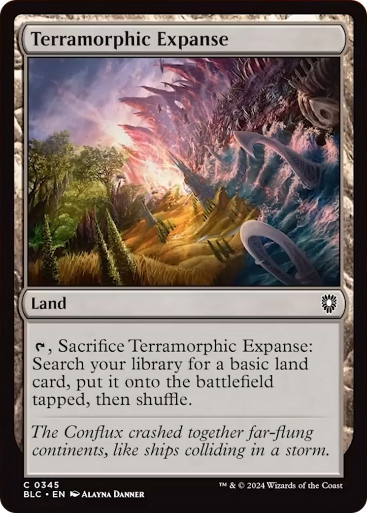 Terramorphic Expanse [Bloomburrow Commander] | Clutch Gaming