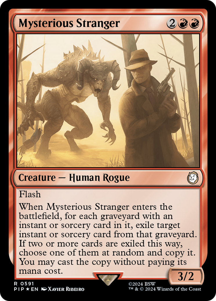 Mysterious Stranger (Surge Foil) [Fallout] | Clutch Gaming