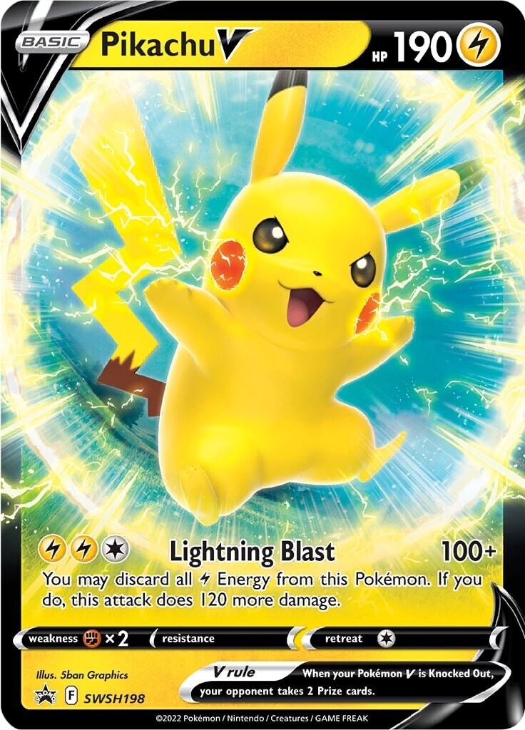 Pikachu V (SWSH198) [Sword & Shield: Black Star Promos] | Clutch Gaming