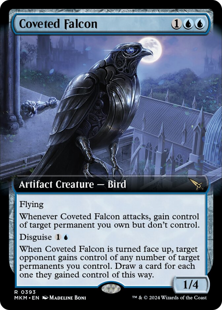 Coveted Falcon (Extended Art) [Murders at Karlov Manor] | Clutch Gaming