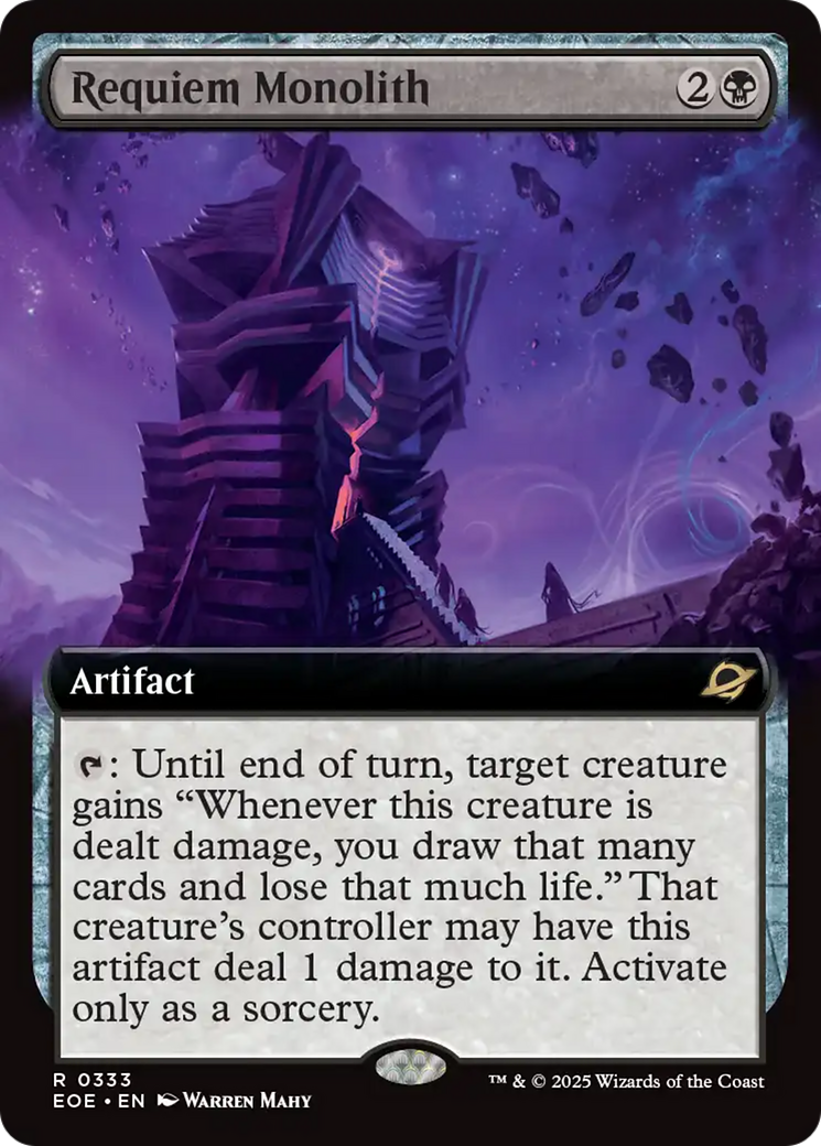 Requiem Monolith (Extended Art) [Edge of Eternities] | Clutch Gaming