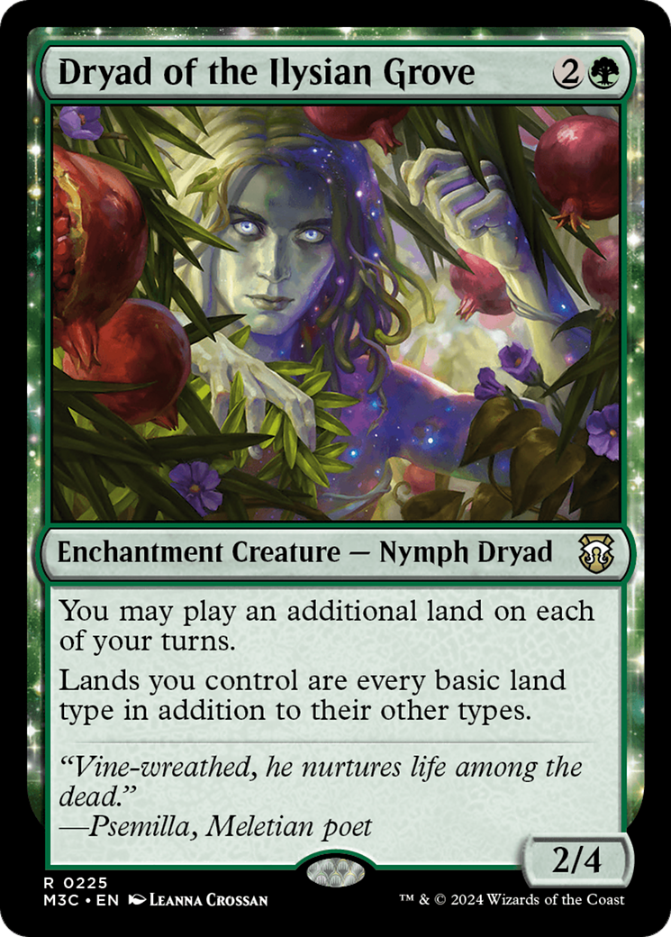 Dryad of the Ilysian Grove (Ripple Foil) [Modern Horizons 3 Commander] | Clutch Gaming