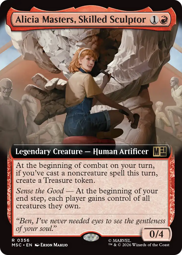 Alicia Masters, Skilled Sculptor (Extended Art) [Marvel Super Heroes Commander] | Clutch Gaming