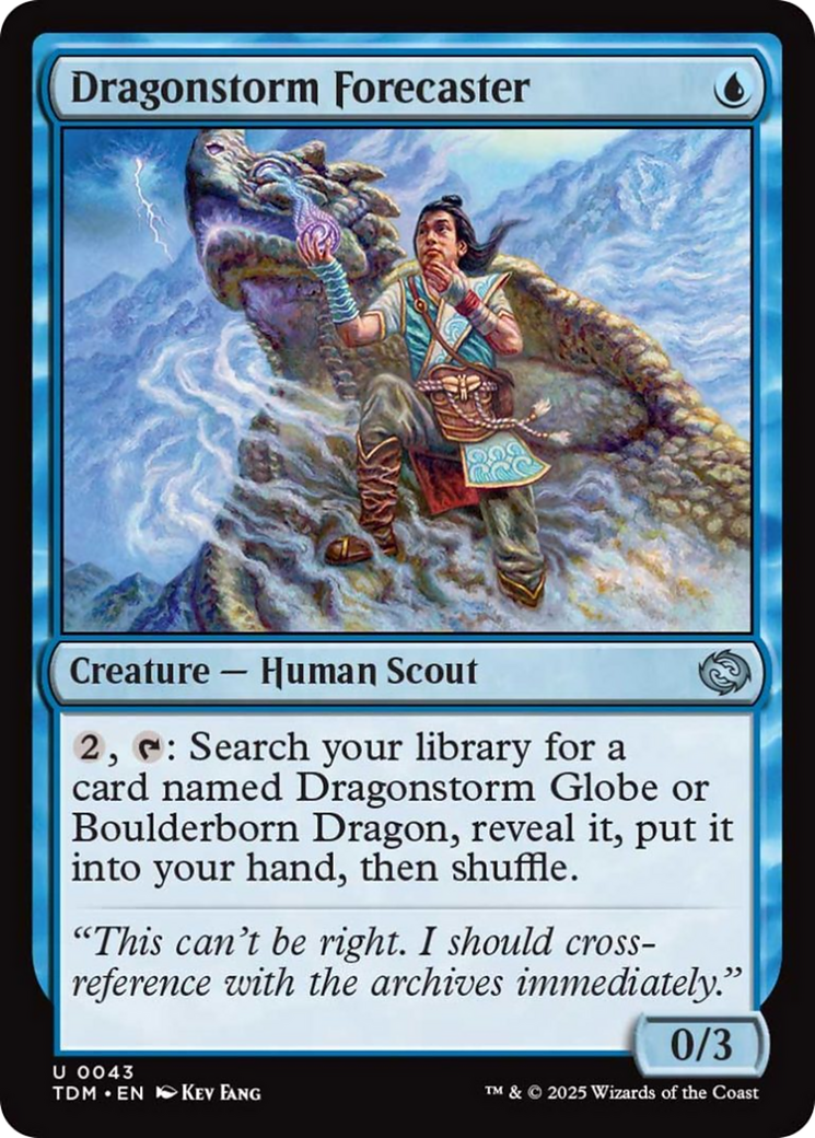 Dragonstorm Forecaster [Tarkir: Dragonstorm] | Clutch Gaming