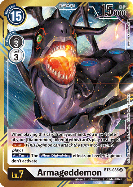 Armageddemon [BT5-085] (Alternate Art) [Battle of Omni] | Clutch Gaming