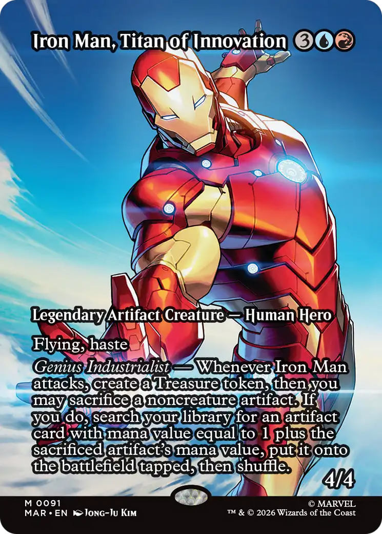 Iron Man, Titan of Innovation (Borderless) [Marvel Universe: Eternal-Legal] | Clutch Gaming