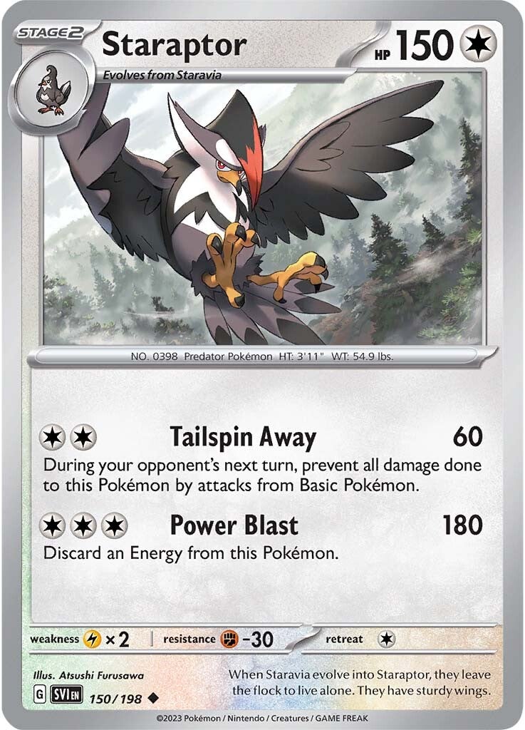 Staraptor (150/198) [Scarlet & Violet: Base Set] | Clutch Gaming