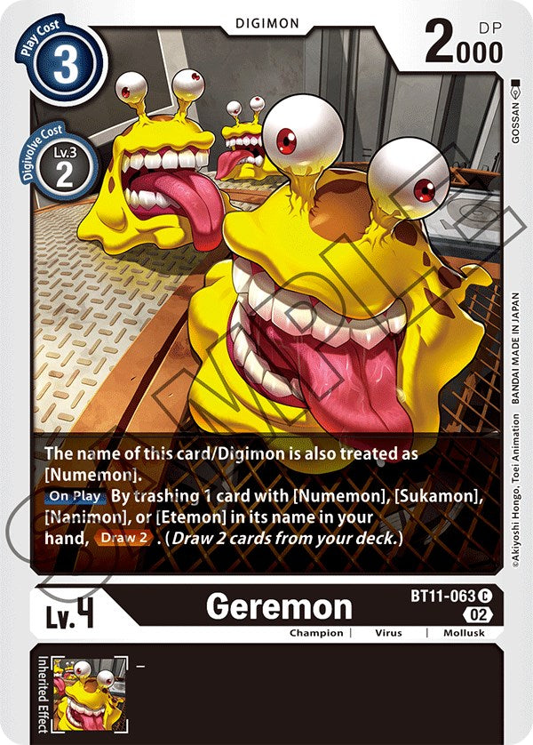 Geremon [BT11-063] [Dimensional Phase] | Clutch Gaming