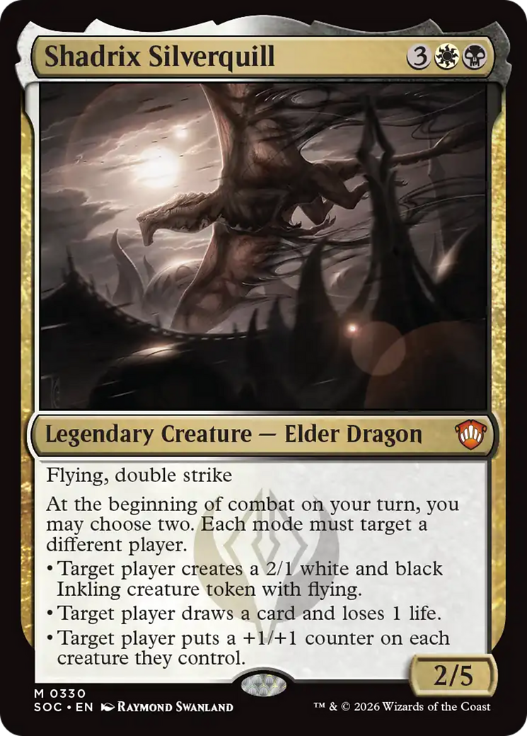 Shadrix Silverquill [Secrets of Strixhaven Commander] | Clutch Gaming