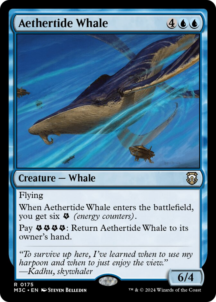 Aethertide Whale [Modern Horizons 3 Commander] | Clutch Gaming