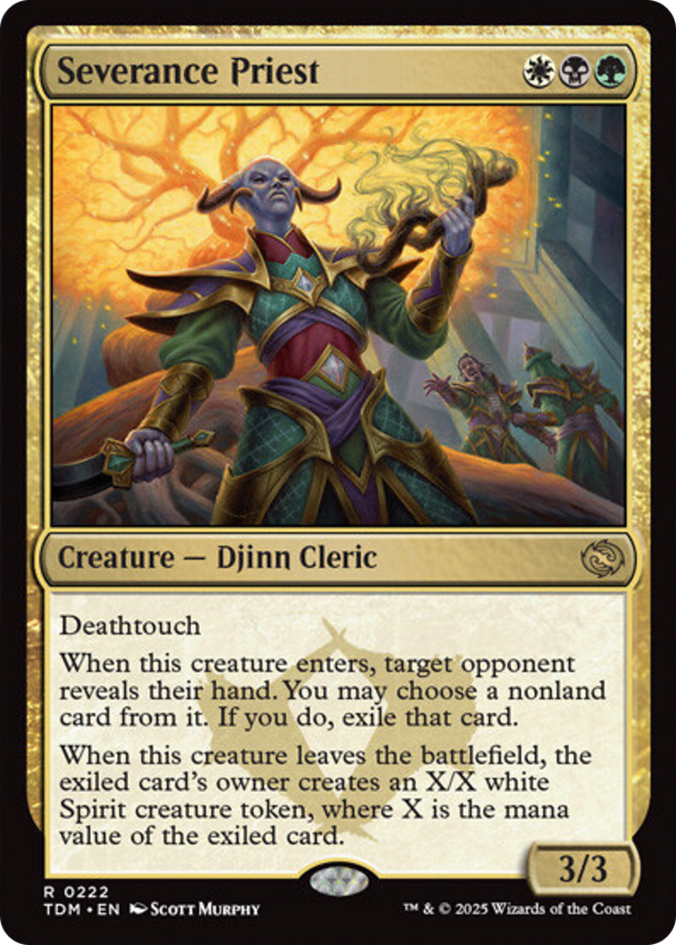 Severance Priest [Tarkir: Dragonstorm] | Clutch Gaming