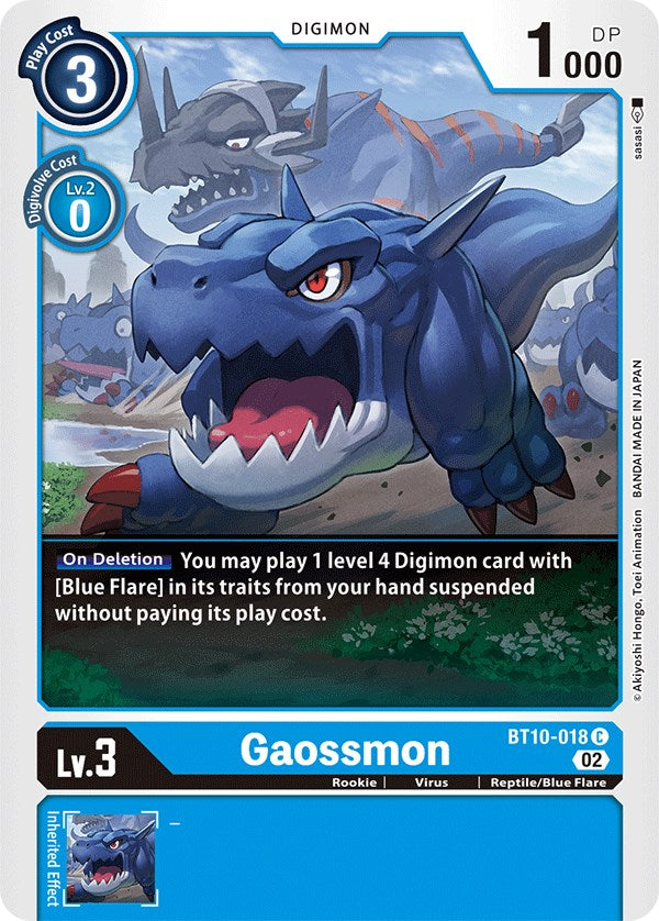 Gaossmon [BT10-018] [Xros Encounter] | Clutch Gaming